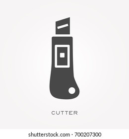 Silhouette icon cutter