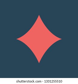 Silhouette icon diamonds