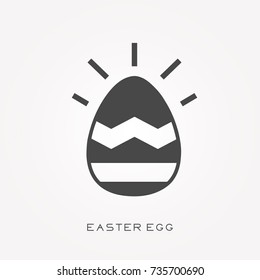 Silhouette icon easter egg