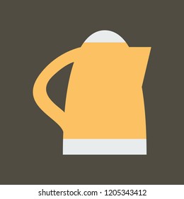Silhouette icon electric kettle