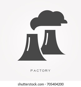 Silhouette icon factory