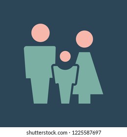 Silhouette icon family