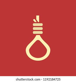 Silhouette icon gallows