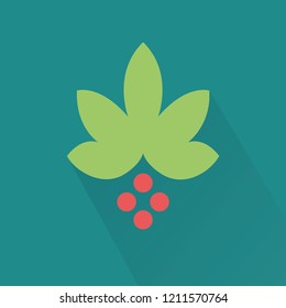 Silhouette icon grapes