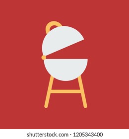 Silhouette icon grill