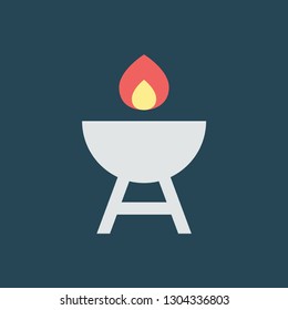 Silhouette icon grill