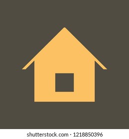 Silhouette icon house
