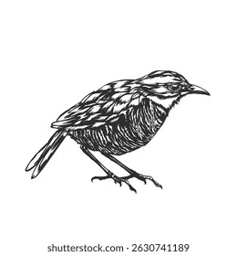 silhueta ícone ilustração de pássaro sem fundo