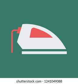 Silhouette icon iron