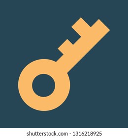 Silhouette icon key