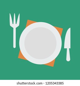 Silhouette icon kitchen accessories