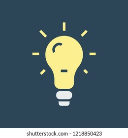 Silhouette icon lamp