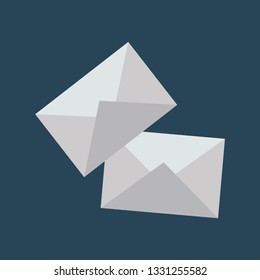 Silhouette icon letters