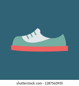 Silhouette icon low shoes