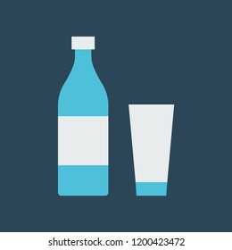Silhouette icon milk
