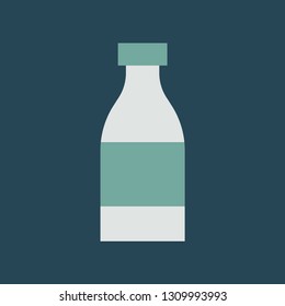 Silhouette icon milk