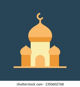 Silhouette icon mosque