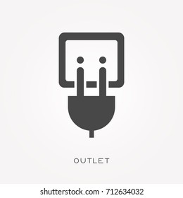 Silhouette icon outlet