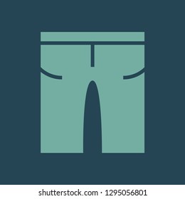Silhouette icon pants