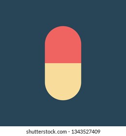 Silhouette icon pill