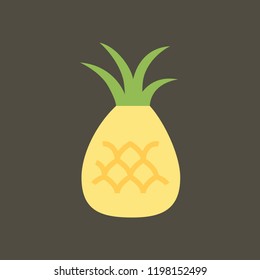 Silhouette icon pineapple