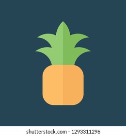 Silhouette icon pineapple