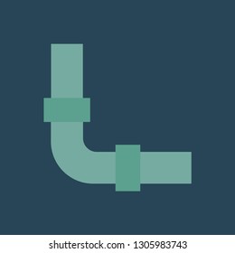 Silhouette icon pipe