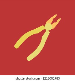 Silhouette icon pliers