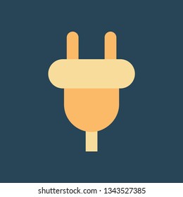 Silhouette icon plug for sockets