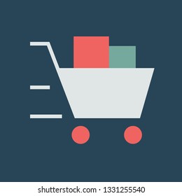 Silhouette icon quick purchase