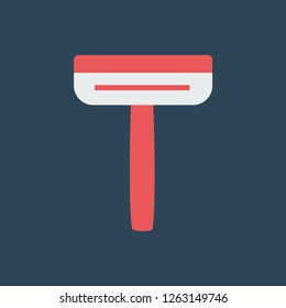 Silhouette icon razor