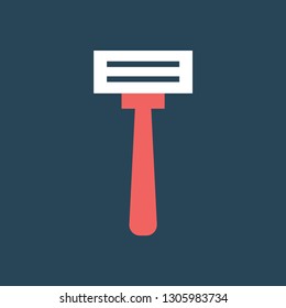 Silhouette icon razor