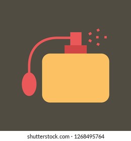 Silhouette icon rectangular perfume