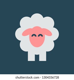 Silhouette icon sheep