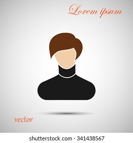silhouette icon sign. Vector illustration