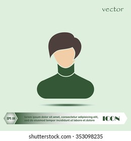 silhouette icon sign. Vector illustration