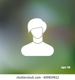 silhouette icon sign. Vector illustration
