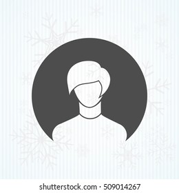 silhouette icon sign. Vector illustration
