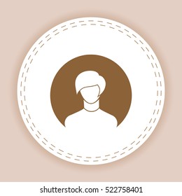 silhouette icon sign. Vector illustration
