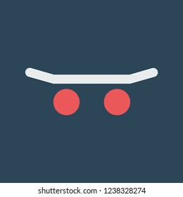 Silhouette icon skateboard