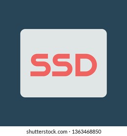 Silhouette icon SSD