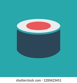 Silhouette icon sushi