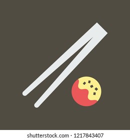 Silhouette icon sushi