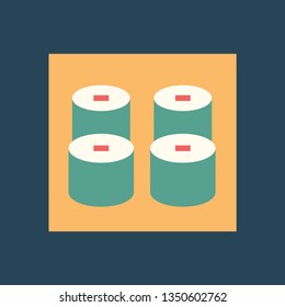 Silhouette icon sushi