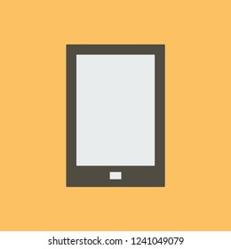 Silhouette icon tablet