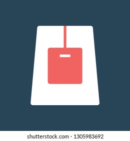 Silhouette icon tea bag