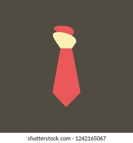 Silhouette icon tie