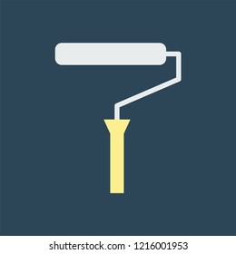 Silhouette icon tool roller
