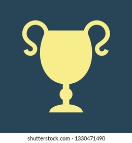 Silhouette icon trophy
