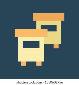 Silhouette icon two of hive